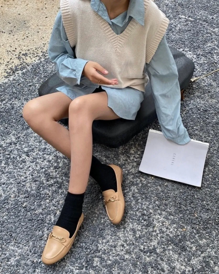 [ Pre-order ] Chain Cushion Loafers