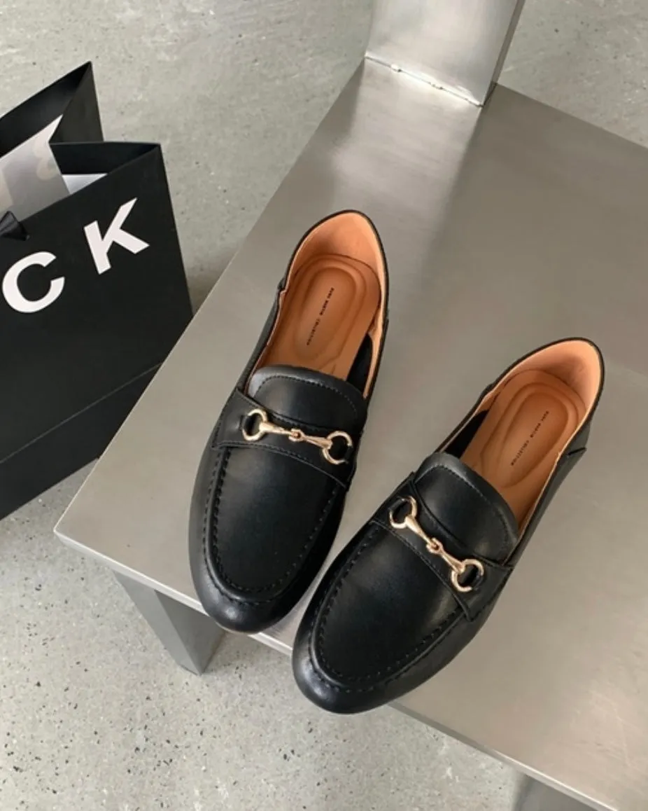 [ Pre-order ] Chain Cushion Loafers