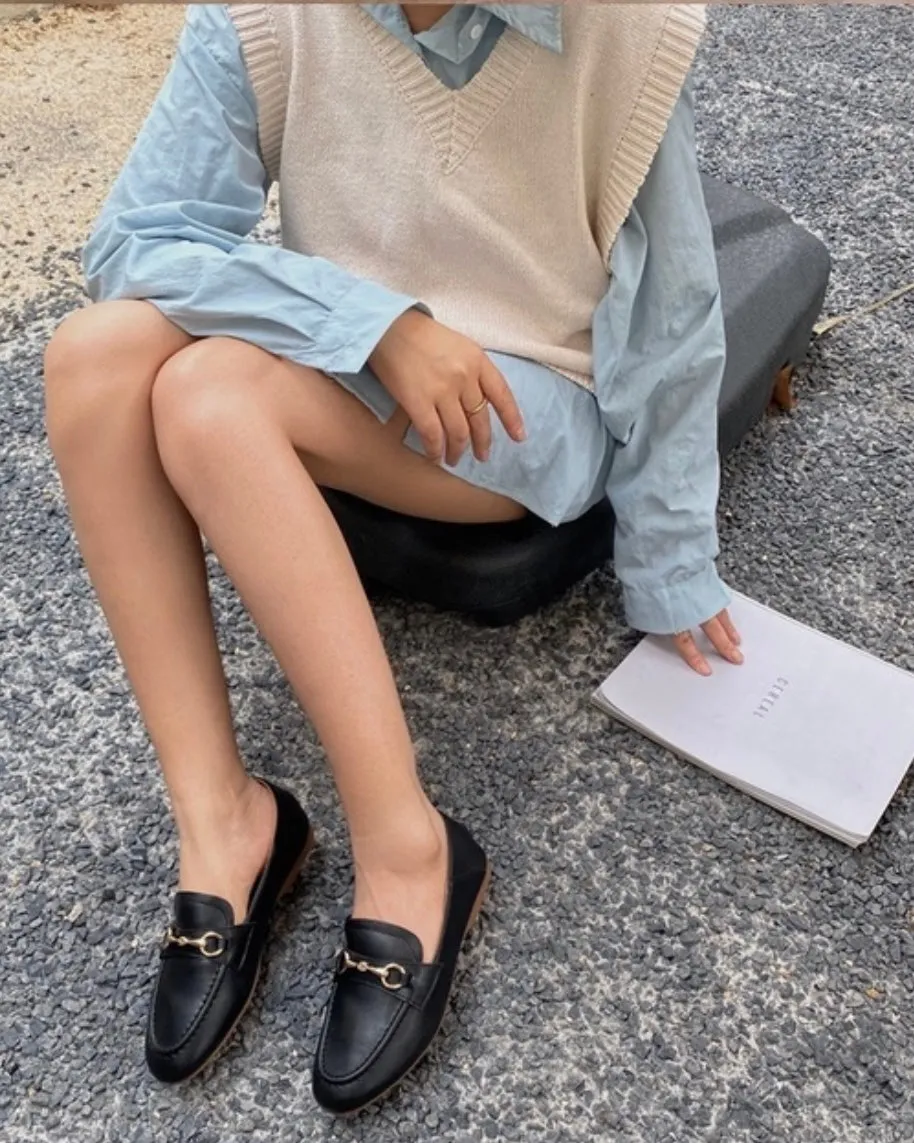 [ Pre-order ] Chain Cushion Loafers