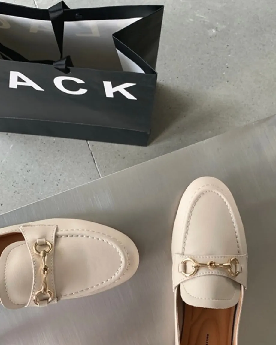 [ Pre-order ] Chain Cushion Loafers