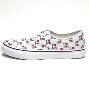 [10] DS! Number Nine I Love N(N) Canvas Sneaker White