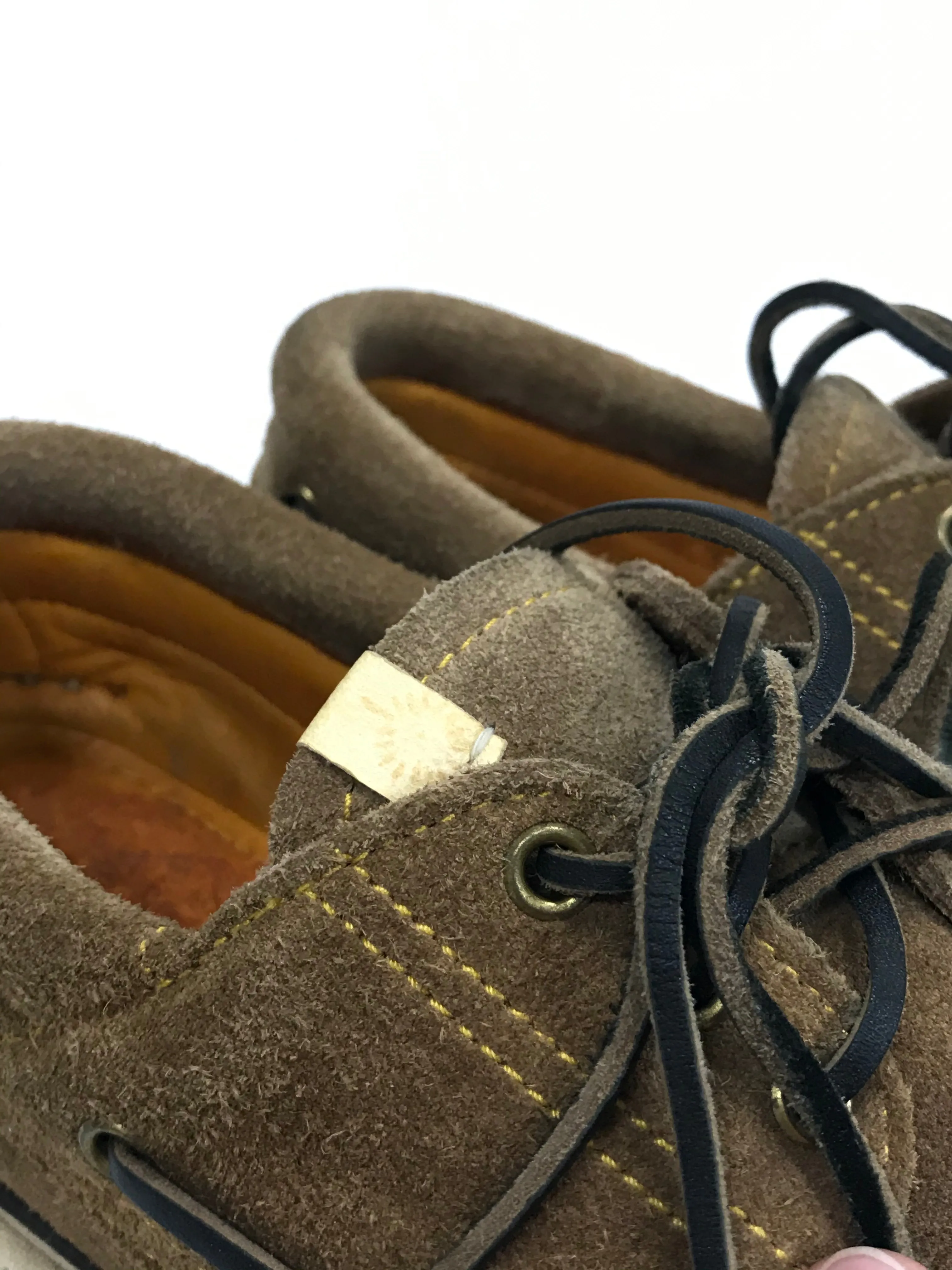 [10] Visvim 12SS Americana Deck Folk Suede Lt Brown