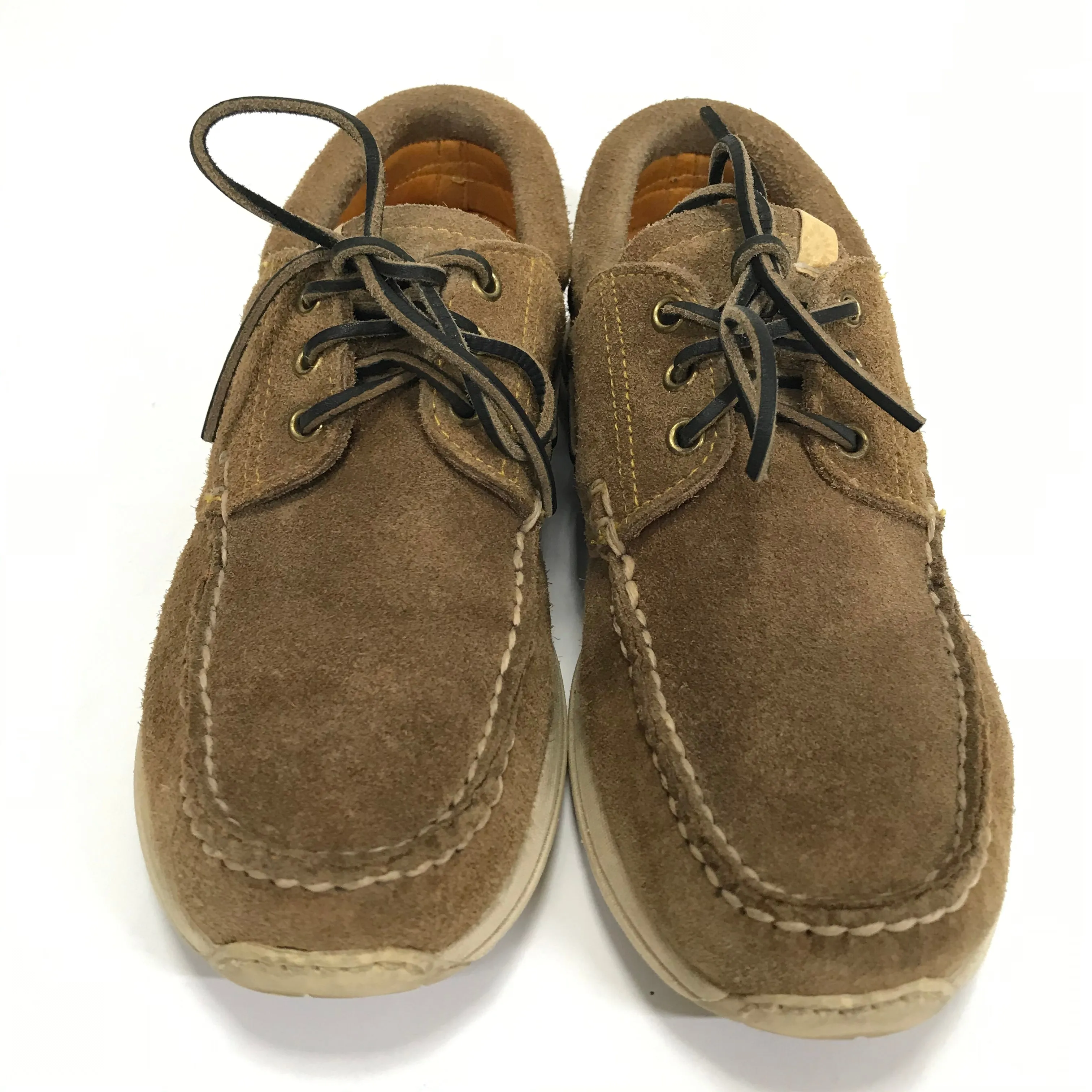 [10] Visvim 12SS Americana Deck Folk Suede Lt Brown