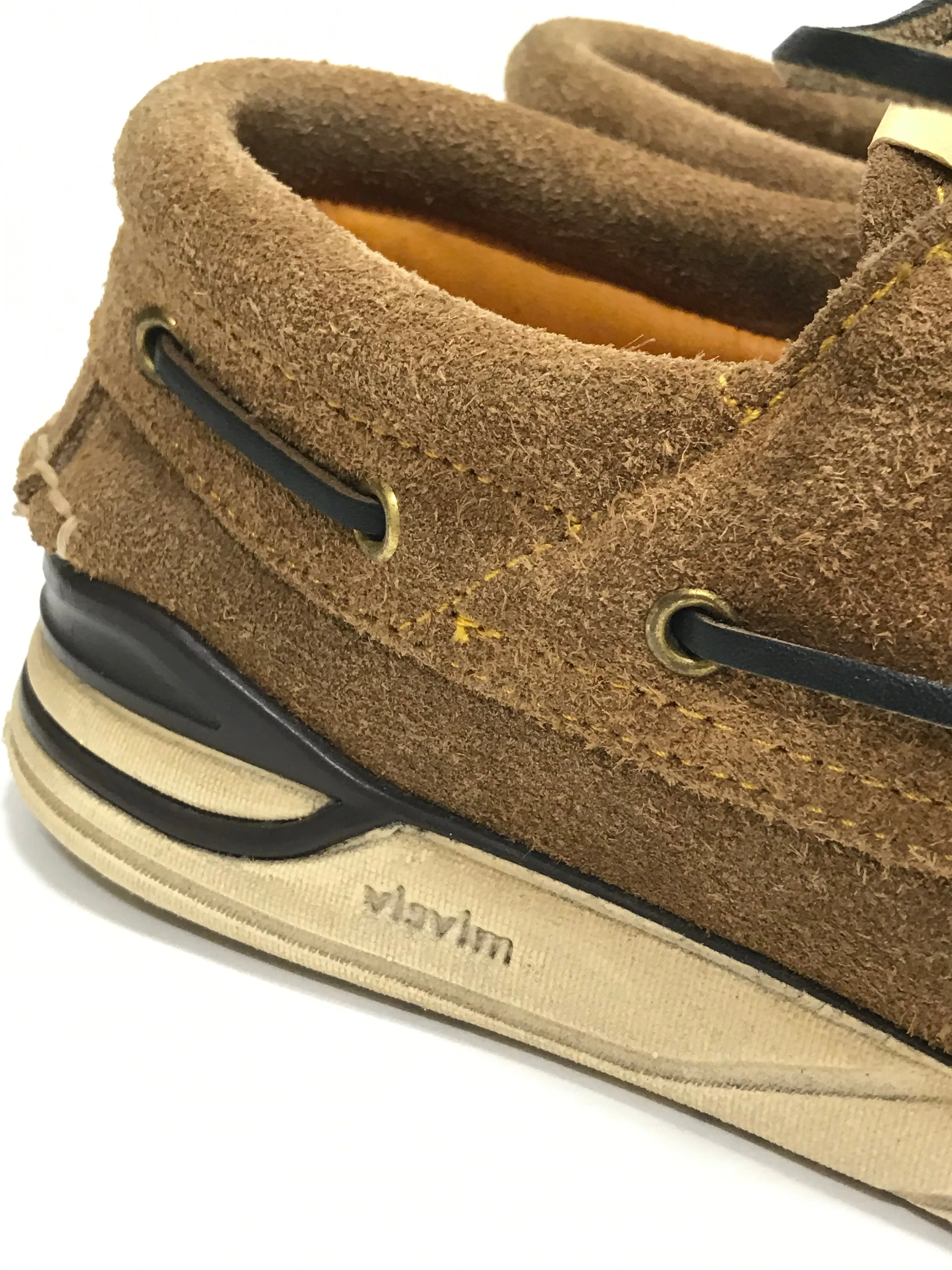[10] Visvim 12SS Americana Deck Folk Suede Lt Brown