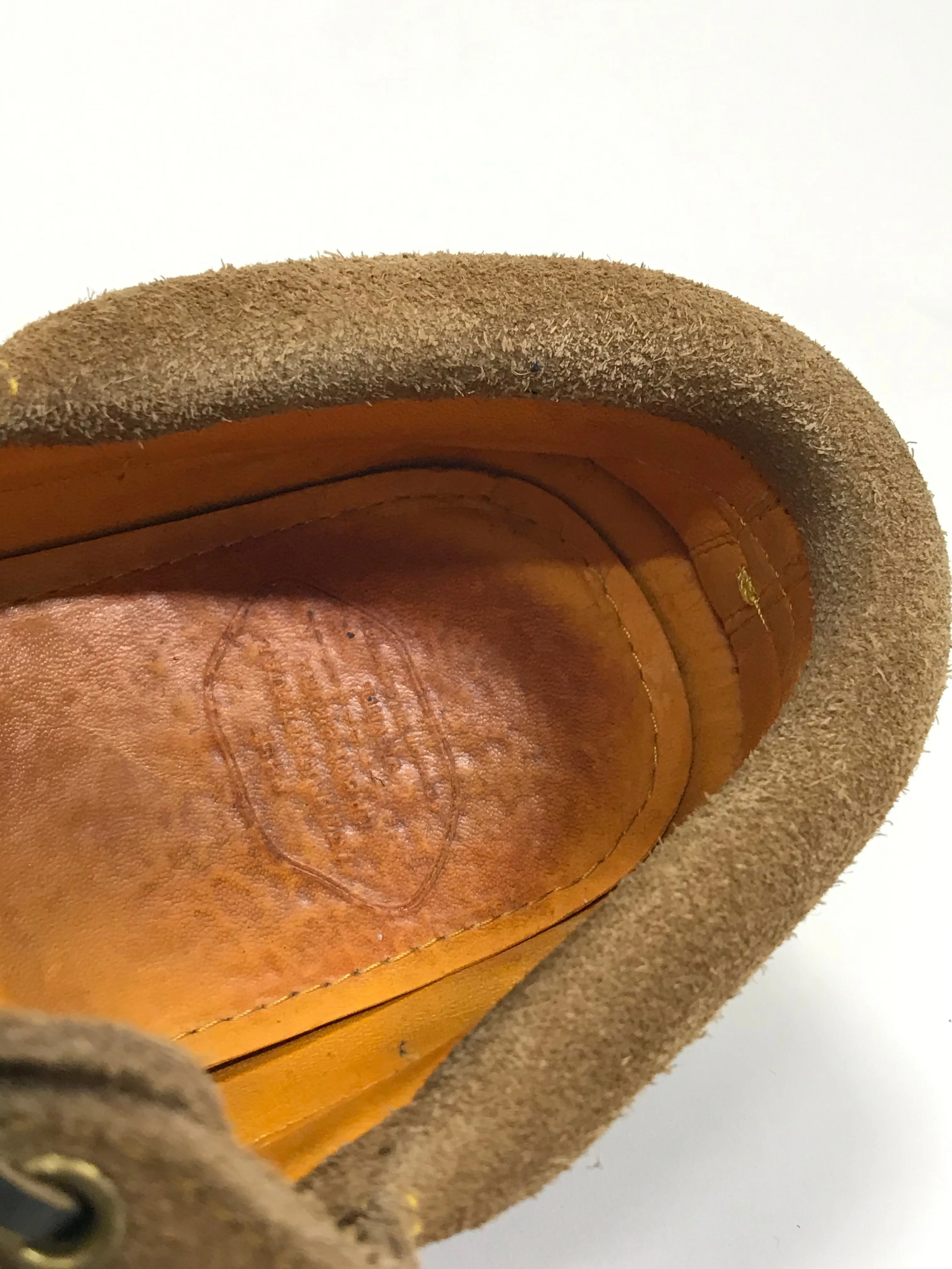 [10] Visvim 12SS Americana Deck Folk Suede Lt Brown