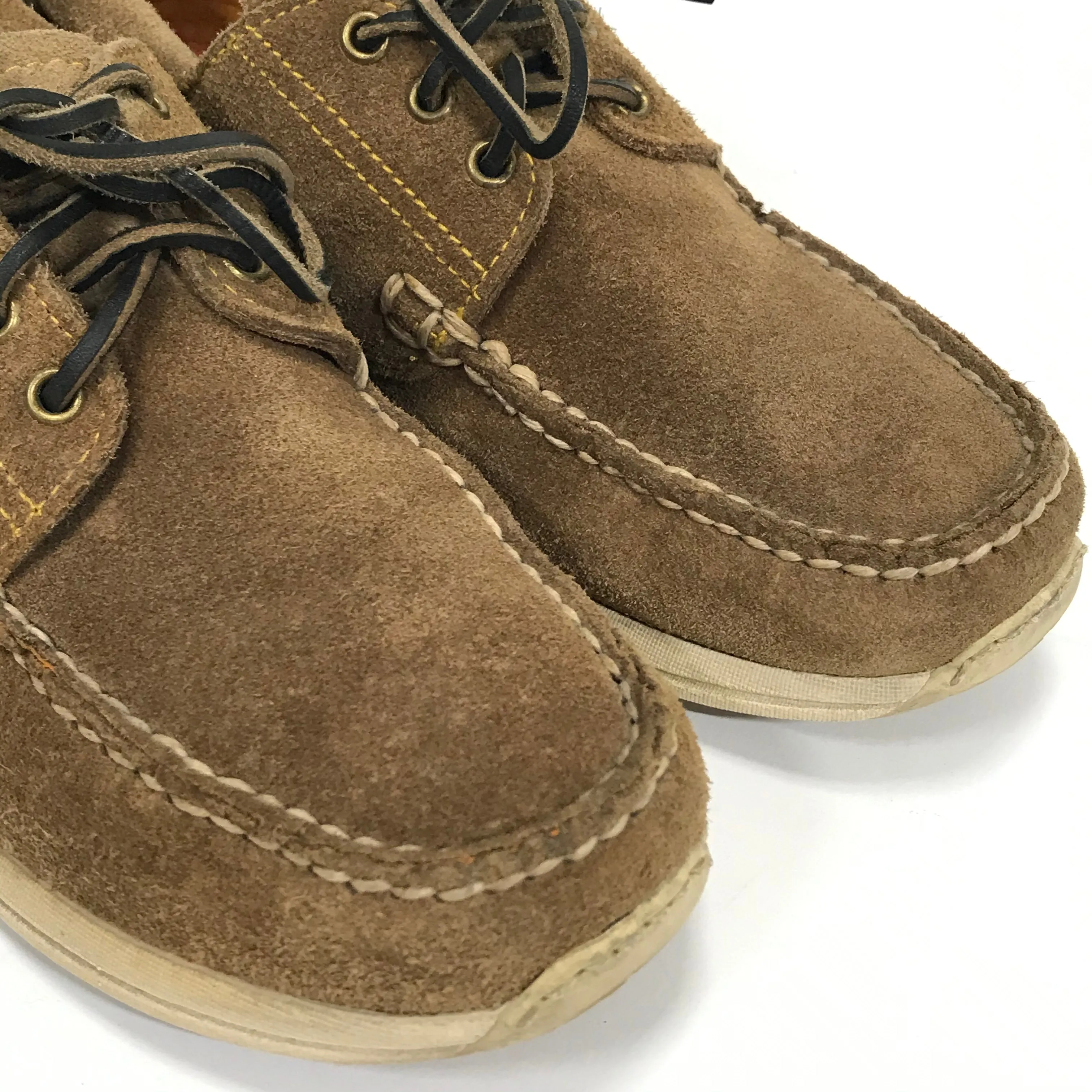 [10] Visvim 12SS Americana Deck Folk Suede Lt Brown