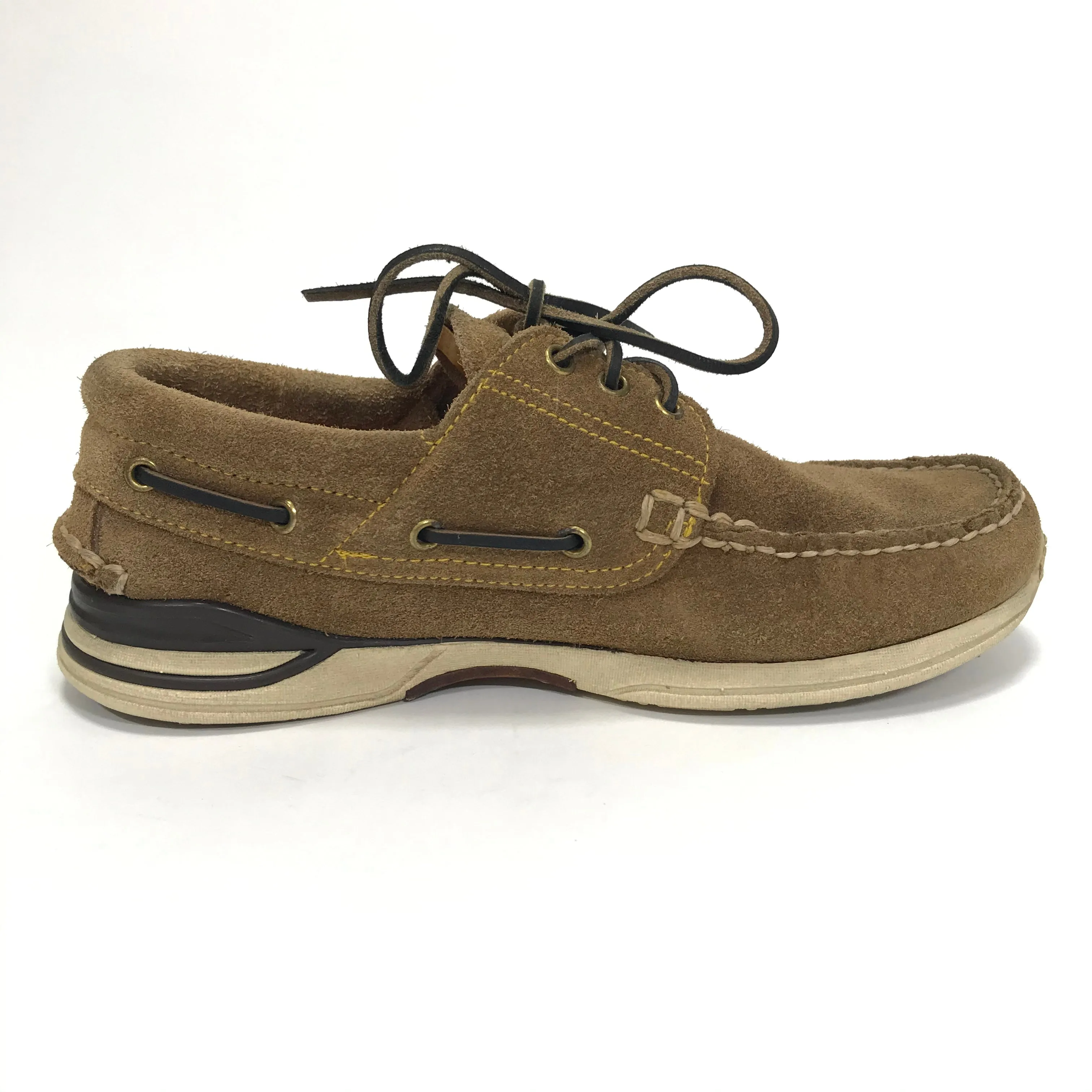 [10] Visvim 12SS Americana Deck Folk Suede Lt Brown
