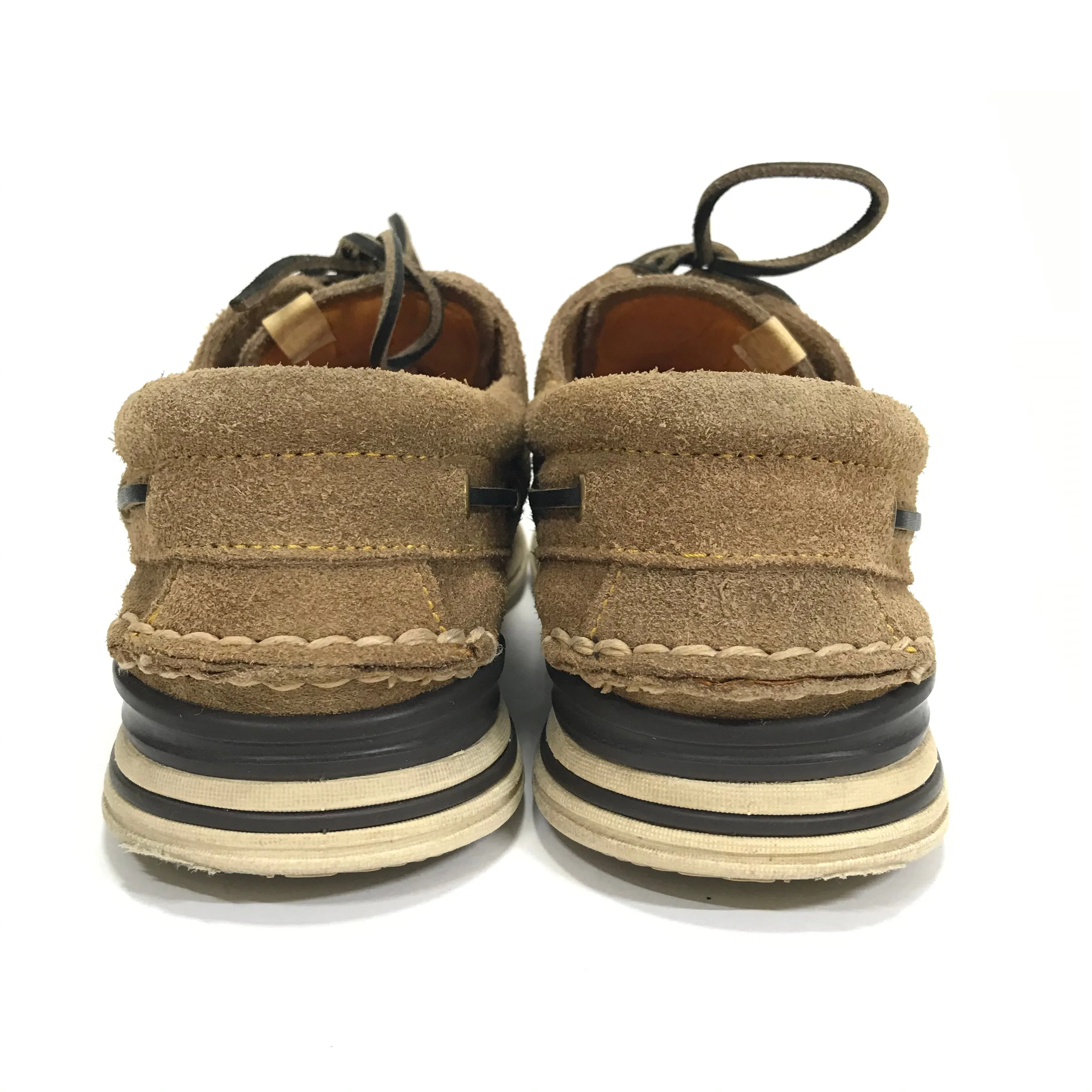 [10] Visvim 12SS Americana Deck Folk Suede Lt Brown
