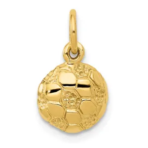 14k Soccer Ball Charm