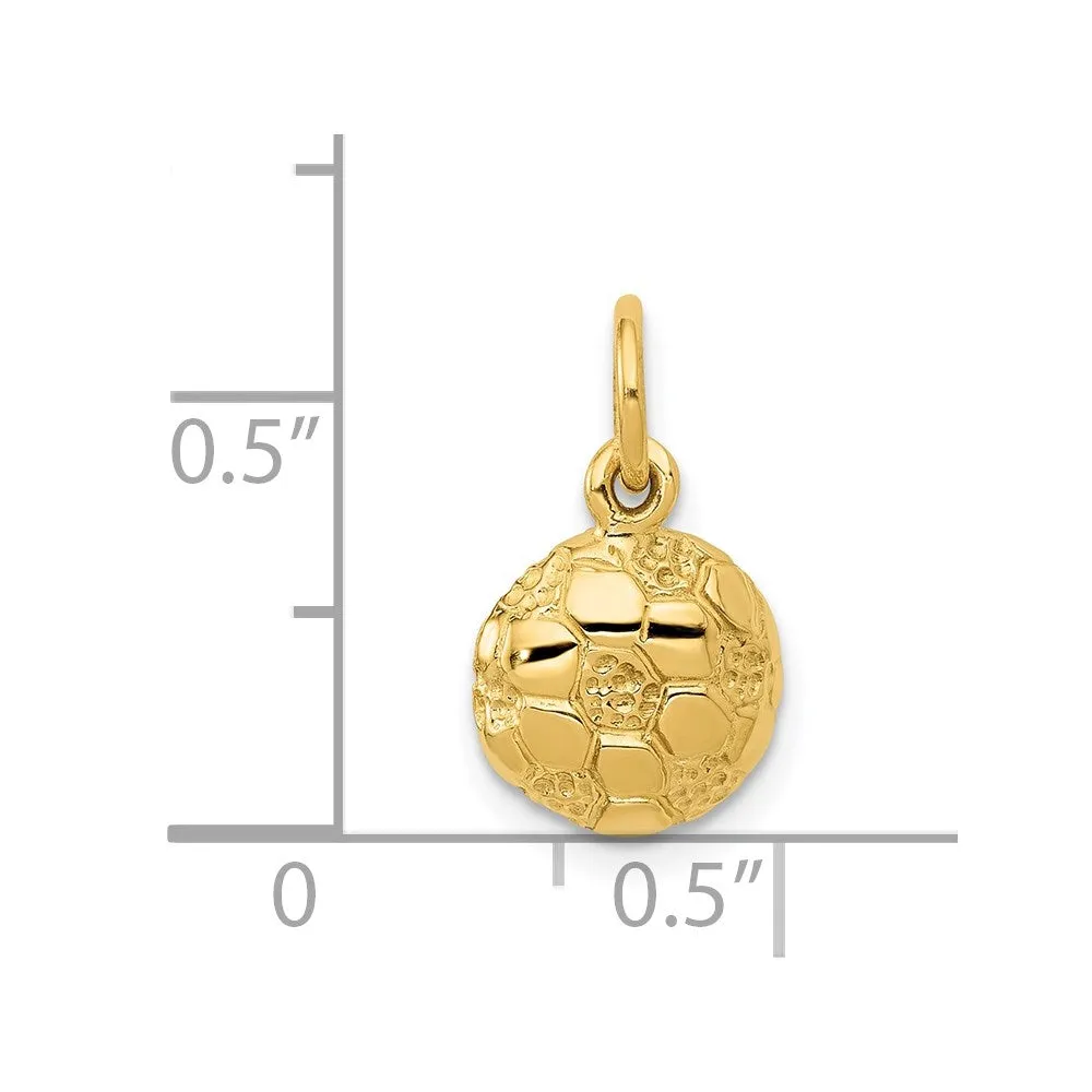 14k Soccer Ball Charm