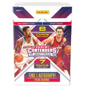 2018-19 Panini Contenders Draft Picks Basketball Blaster Box