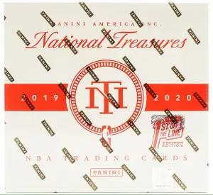 2019-20 Panini National Treasures Basketball Fotl Hobby Box
