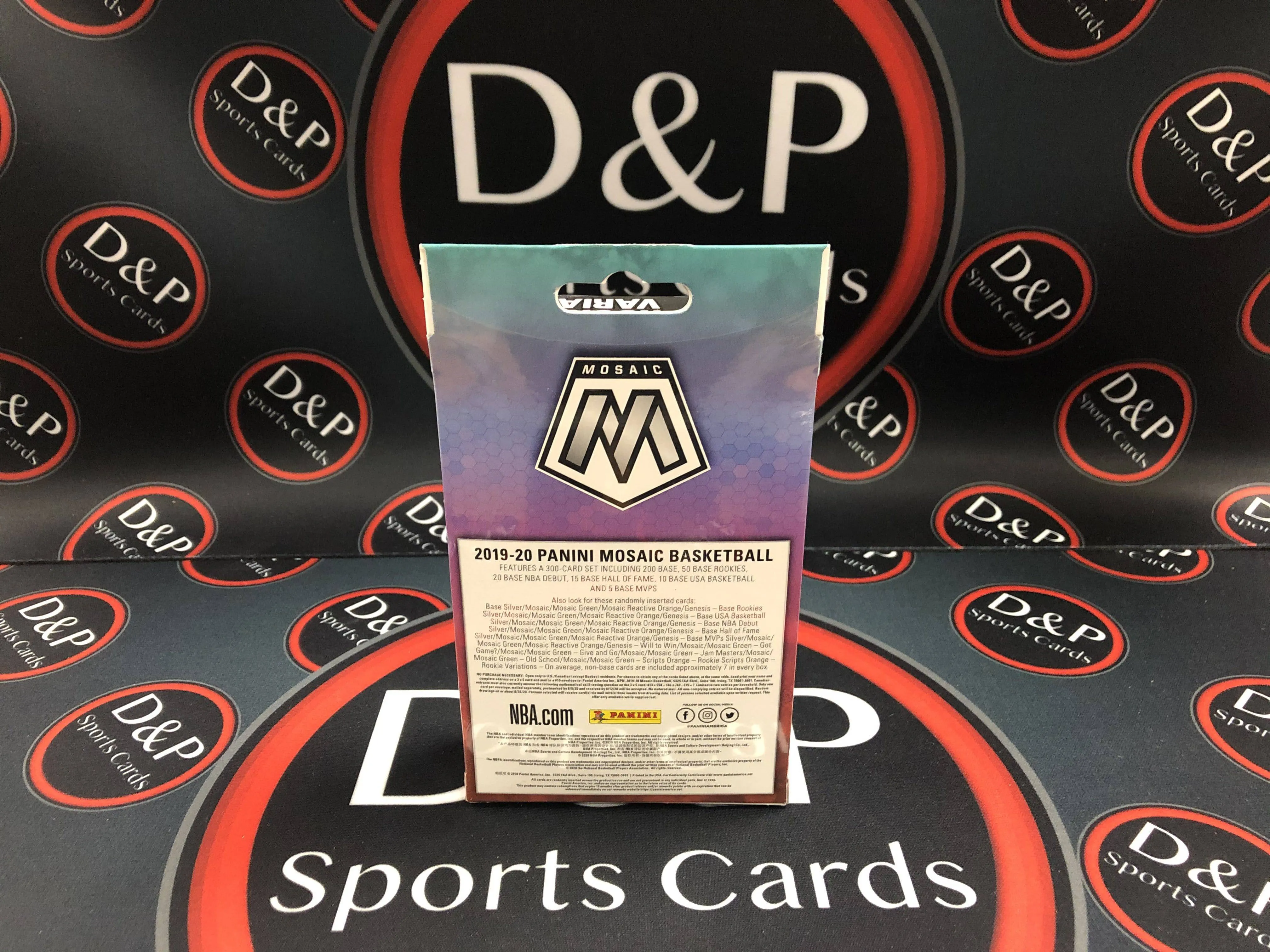 2019/20 Panini Mosaic Basketball Hanger Pack Box