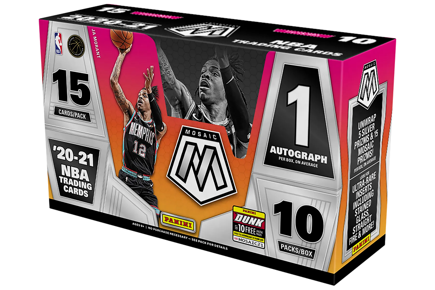 2020-21 Mosaic Basketball Hobby Box