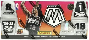 2020-21 Mosaic Fast Break Basketball Hobby Box