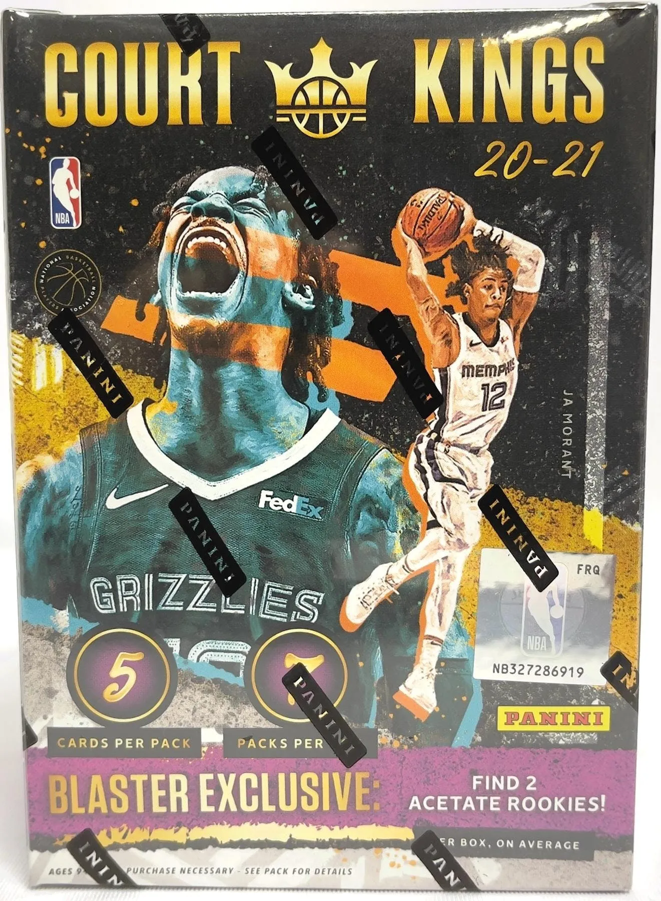 2020-21 Panini Court Kings Basketball International Blaster Box