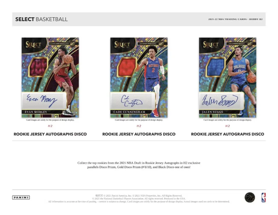 2021-22 Panini Select Basketball H2