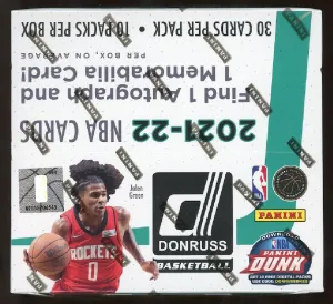 2021/22 Panini Donruss Basketball Hobby Box