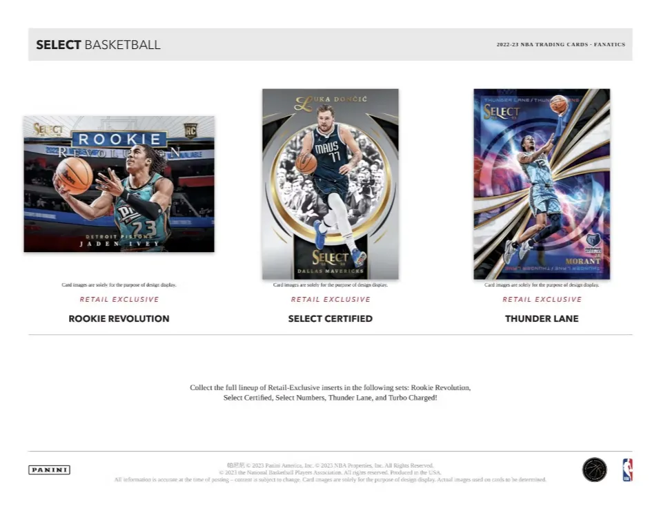 2022-23 Panini Select Basketball Fanatics Blaster Box (Green Ice Prizms)