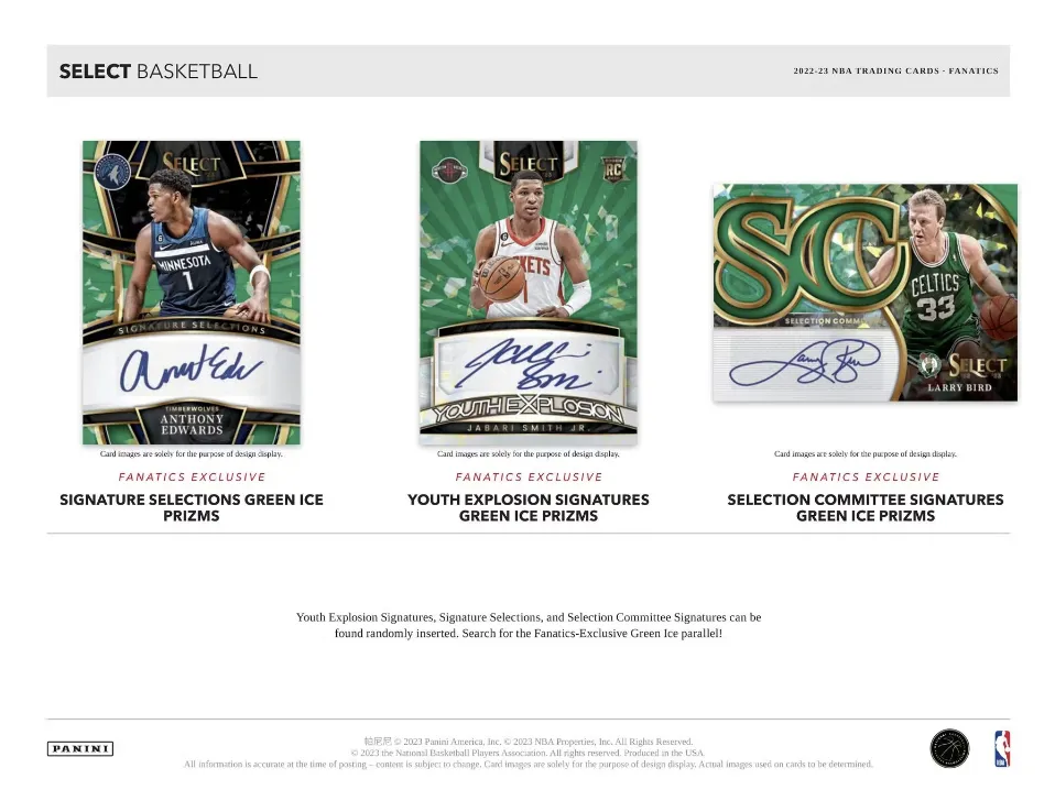2022-23 Panini Select Basketball Fanatics Blaster Box (Green Ice Prizms)