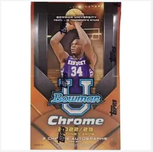 2022-23 Topps Bowman Chrome University Basketball Trading Cards