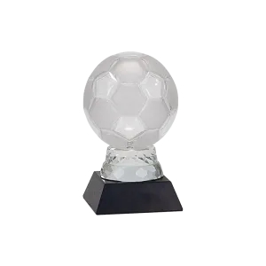 6-1/4" Glass Soccer Ball