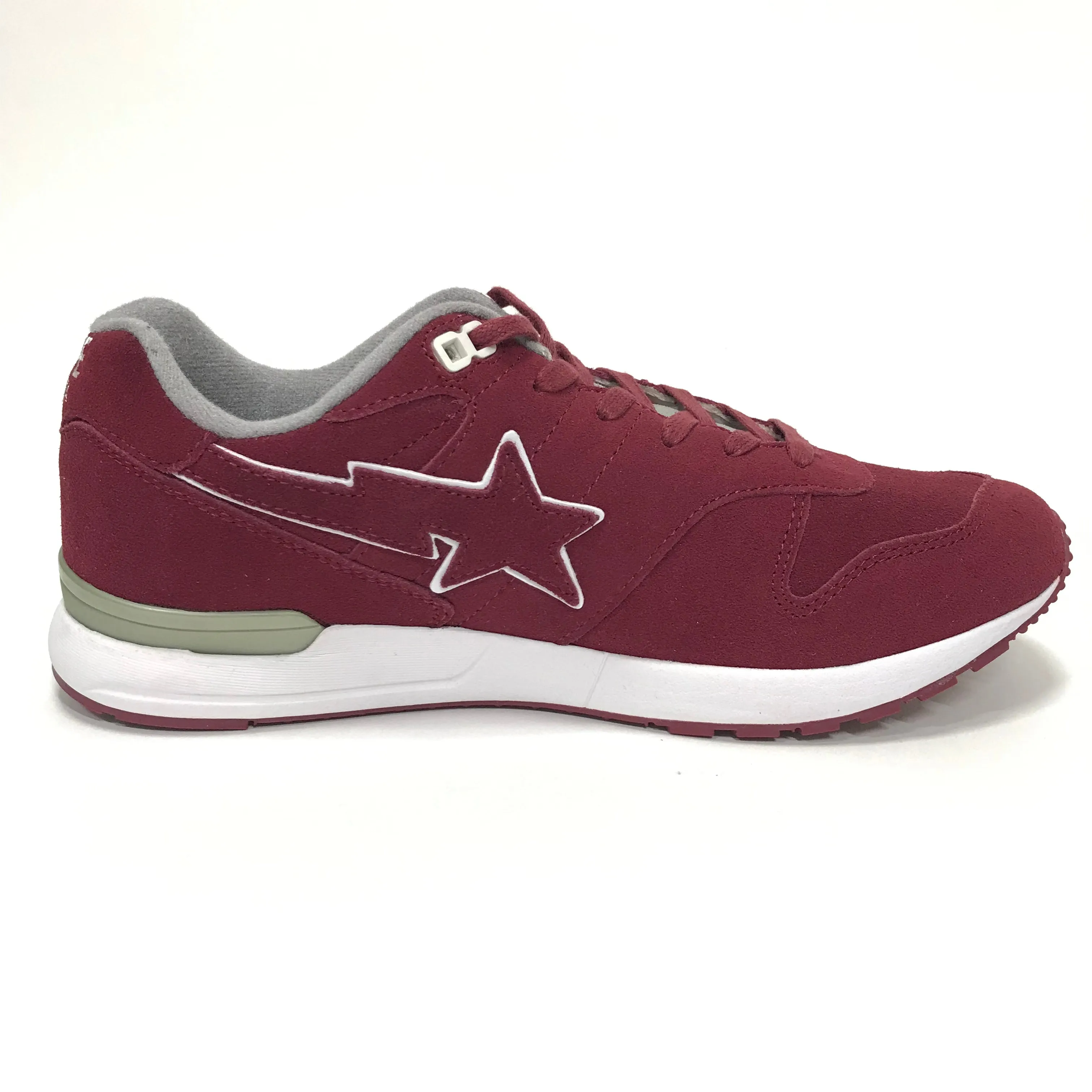 [8] DS! A Bathing Ape Bape Sta 'NB' Trainer Red