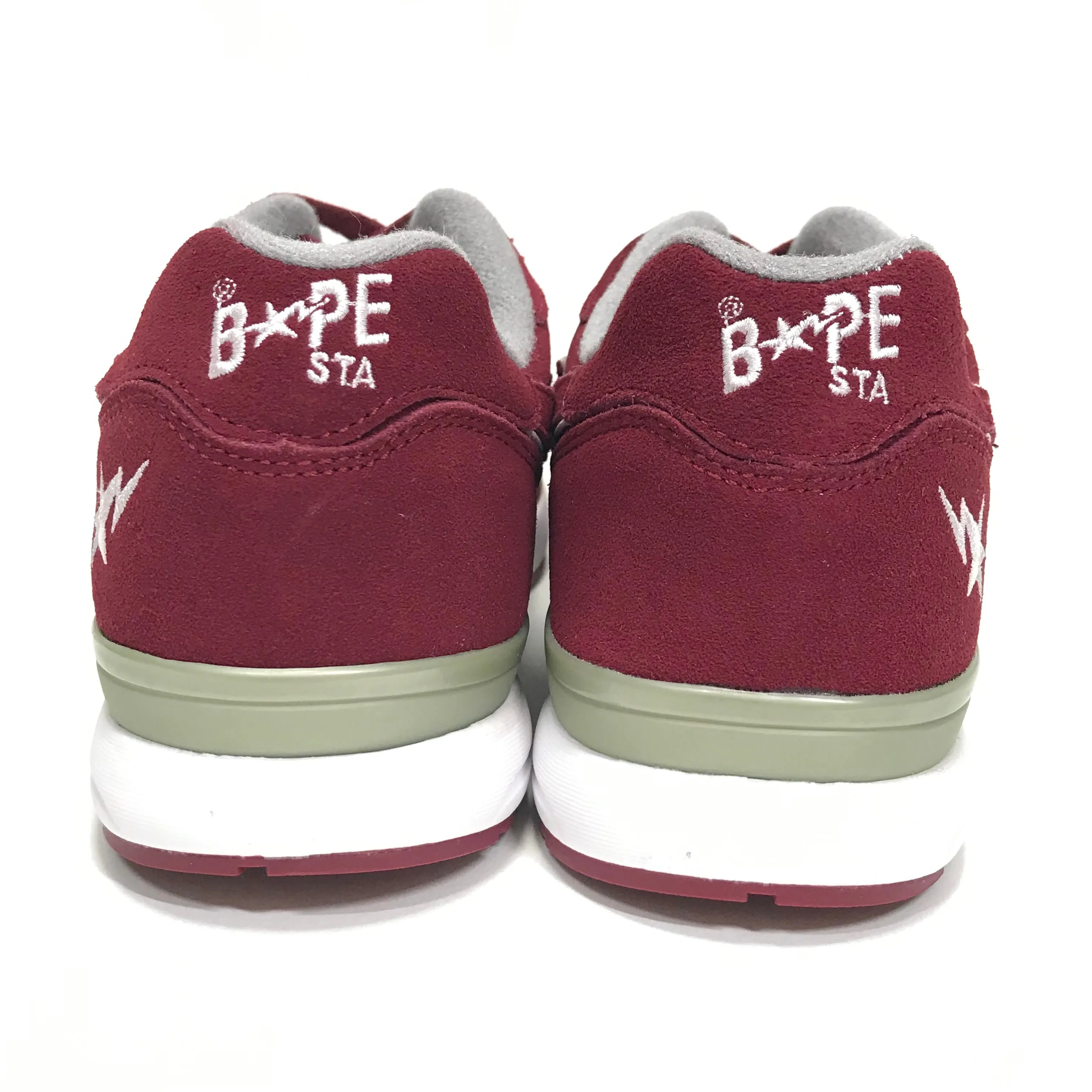 [8] DS! A Bathing Ape Bape Sta 'NB' Trainer Red