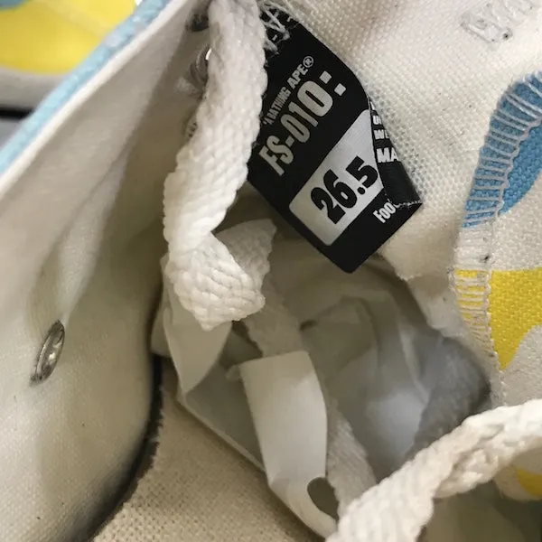 [8.5] A Bathing Ape Bape Sta Cotton Candy 'Chuck Taylor' Shoes