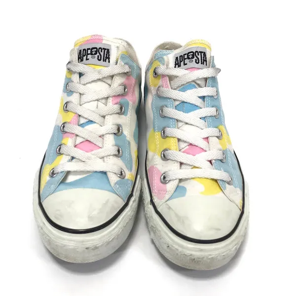 [8.5] A Bathing Ape Bape Sta Cotton Candy 'Chuck Taylor' Shoes