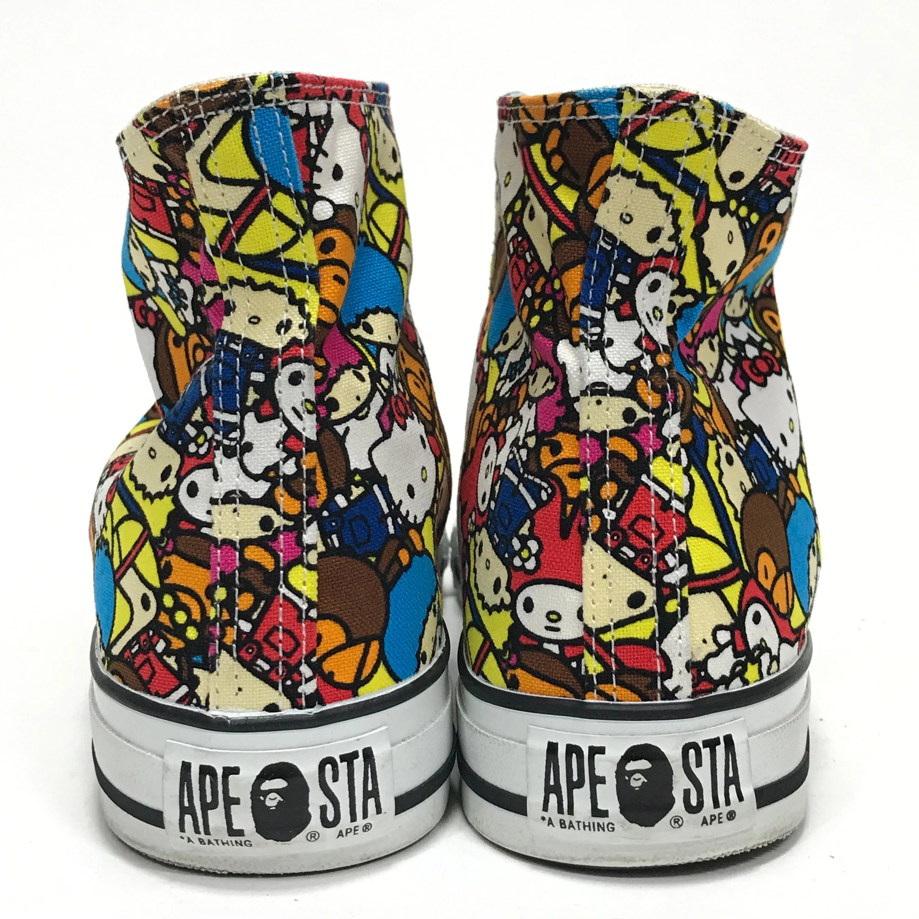 [9.5] A Bathing Ape Bape Baby Milo x Hello Kitty Sta 'Chuck Taylor' Shoes