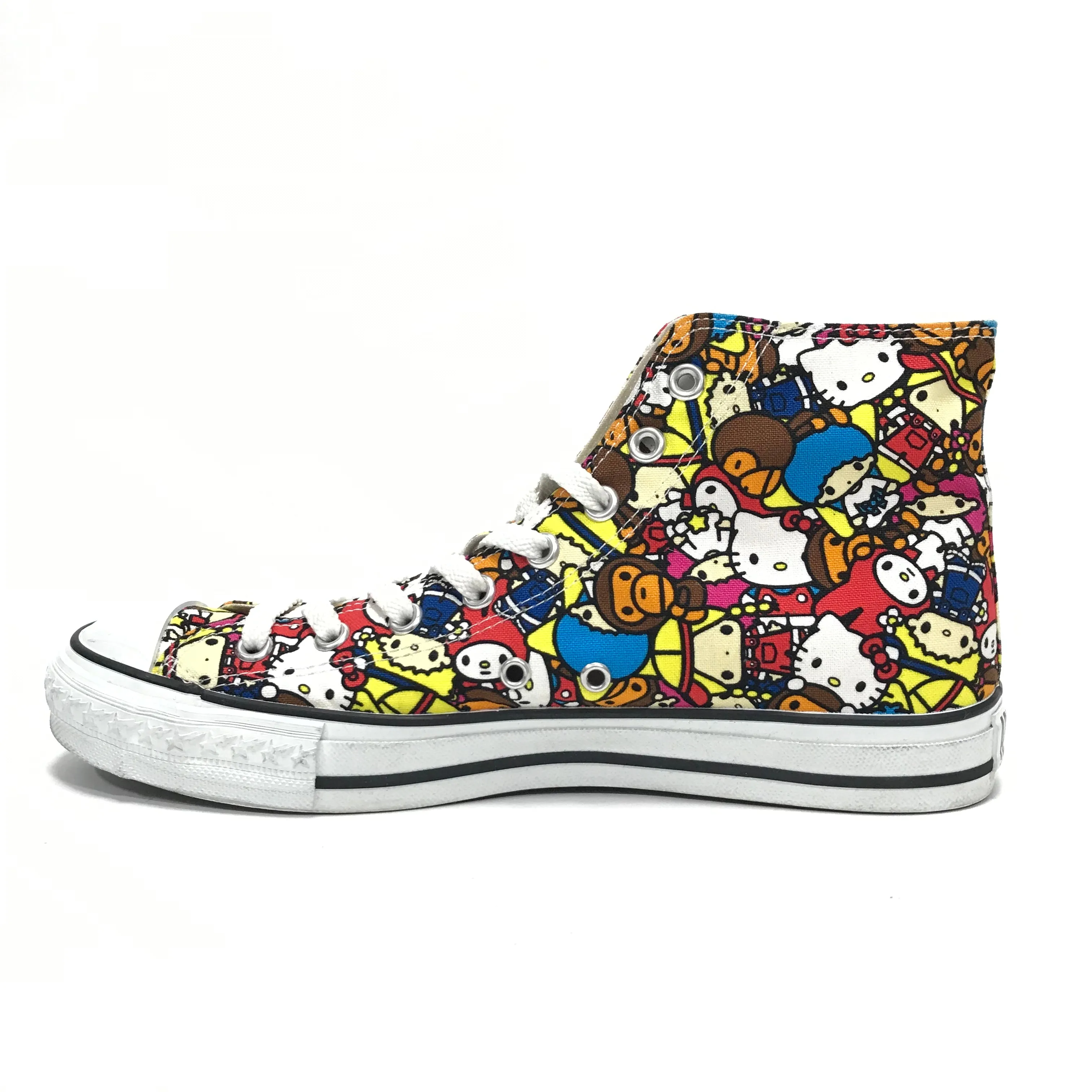 [9.5] A Bathing Ape Bape Baby Milo x Hello Kitty Sta 'Chuck Taylor' Shoes