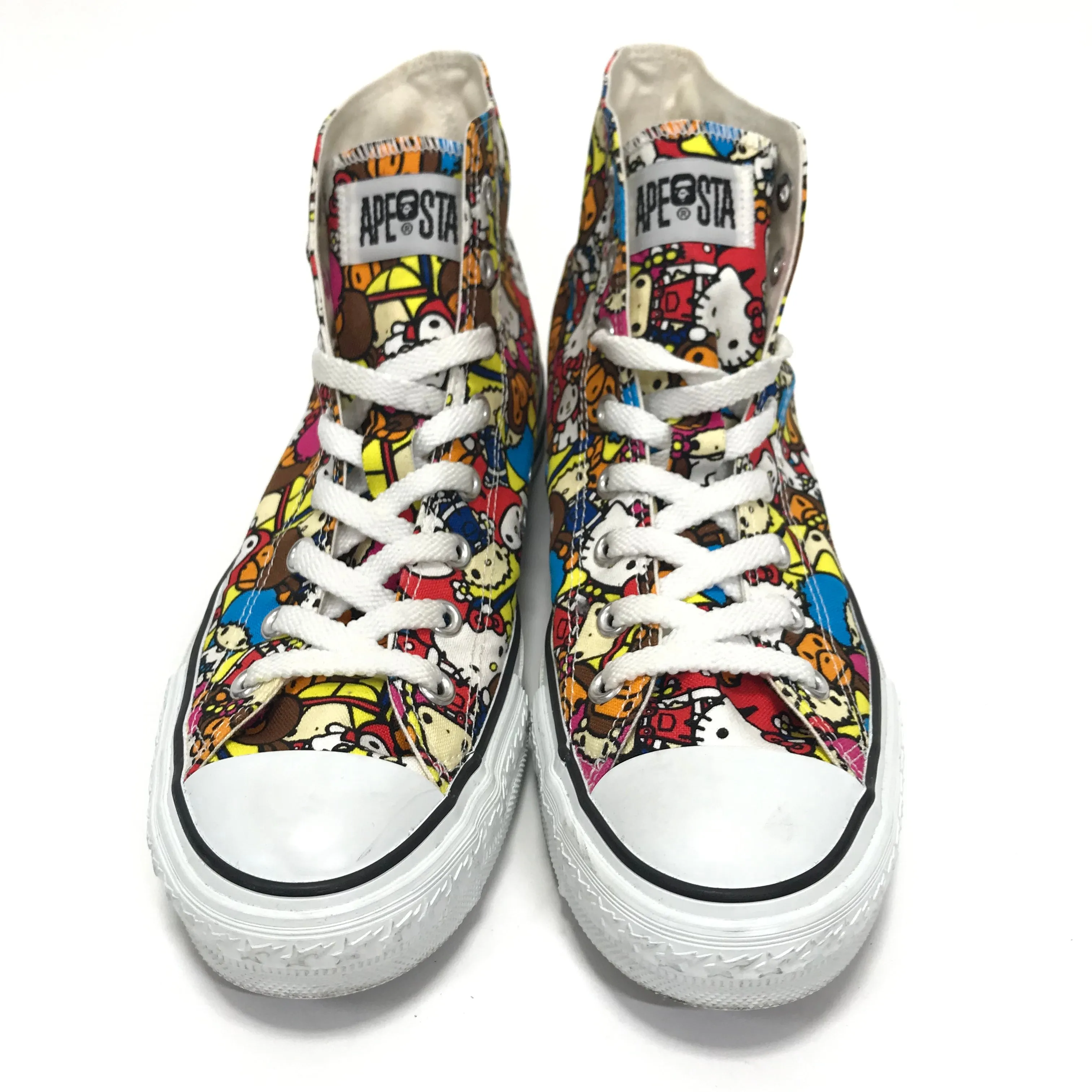 [9.5] A Bathing Ape Bape Baby Milo x Hello Kitty Sta 'Chuck Taylor' Shoes