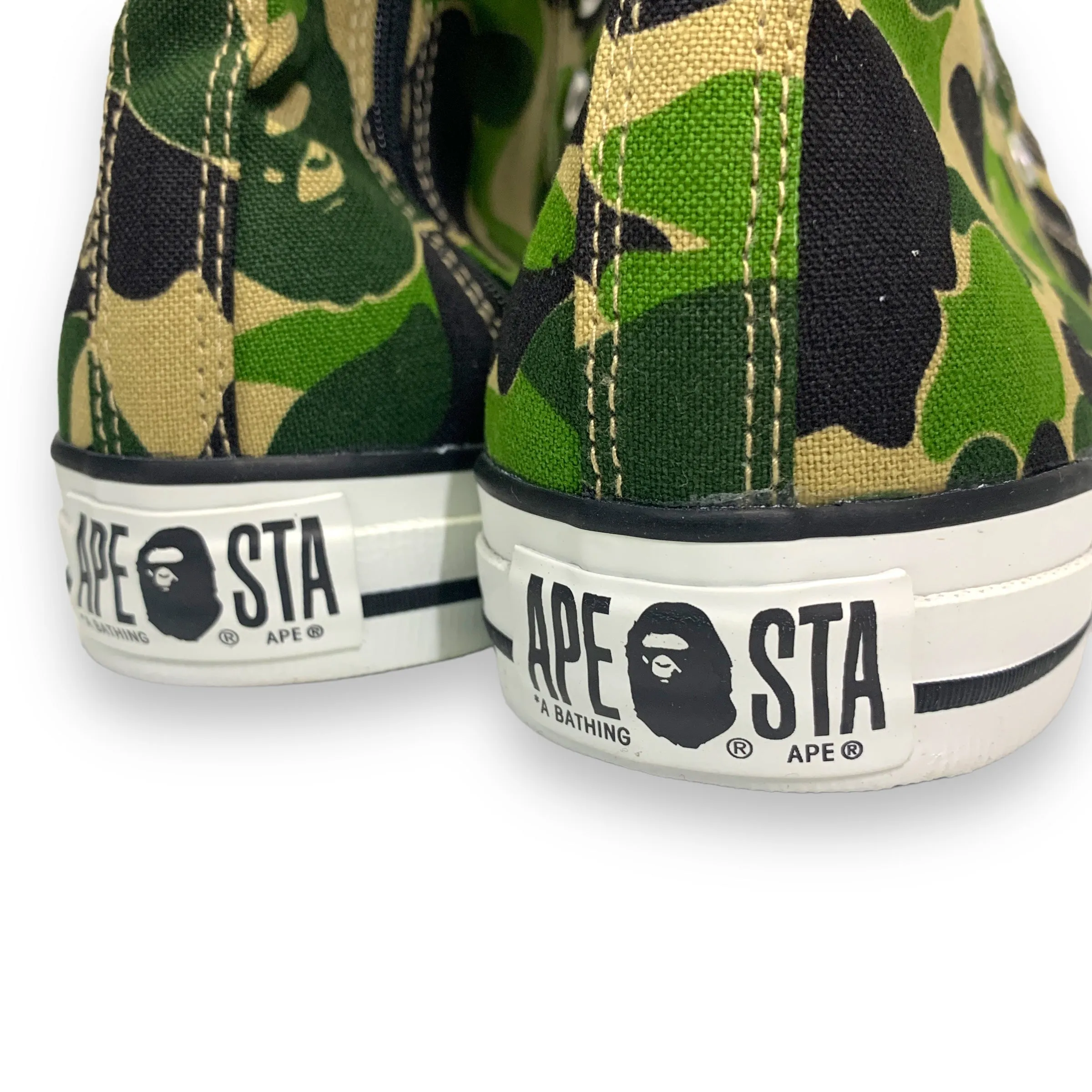 [9.5] DS! A Bathing Ape Bape Sta Hi 1st Camo 'Chuck Taylor'