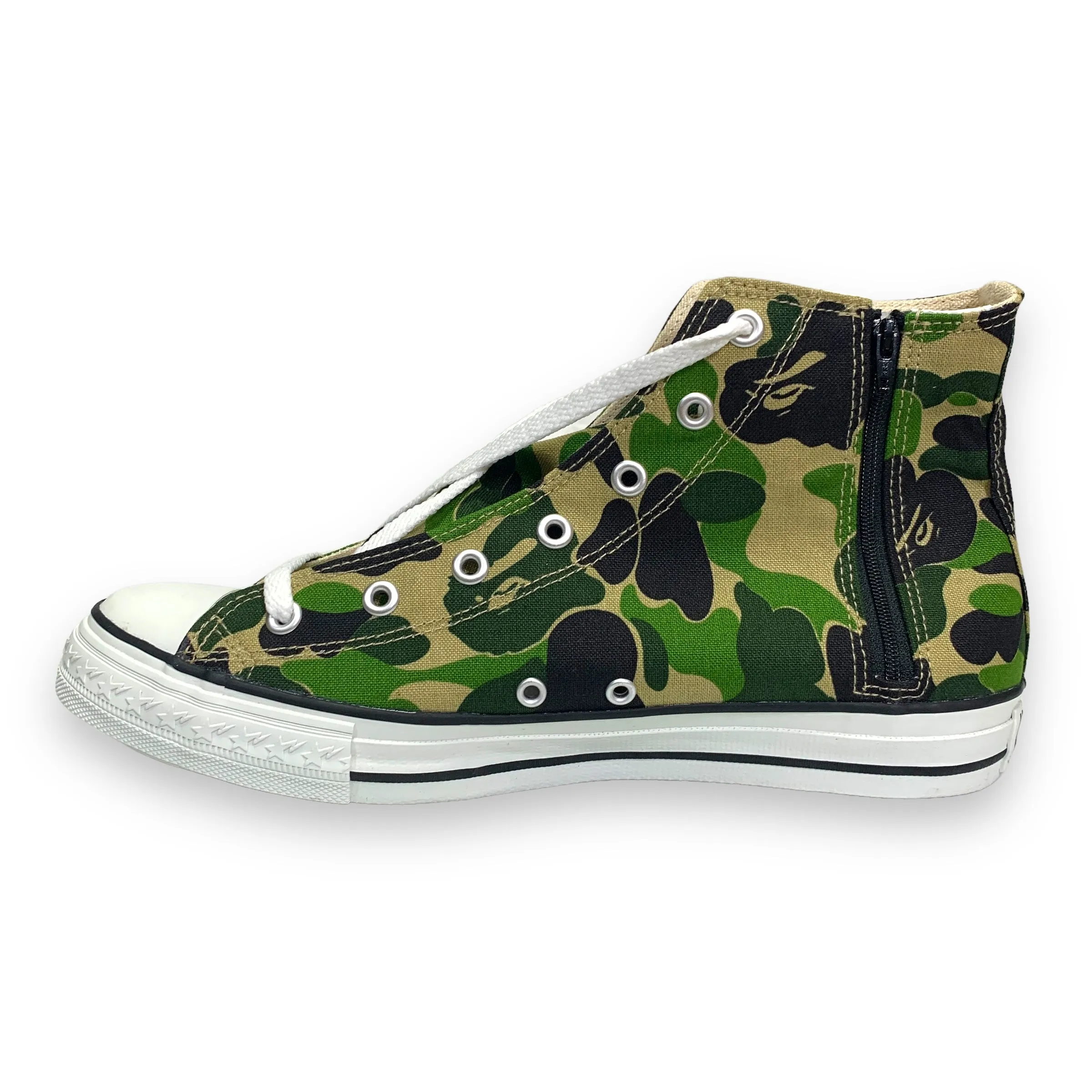 [9.5] DS! A Bathing Ape Bape Sta Hi 1st Camo 'Chuck Taylor'