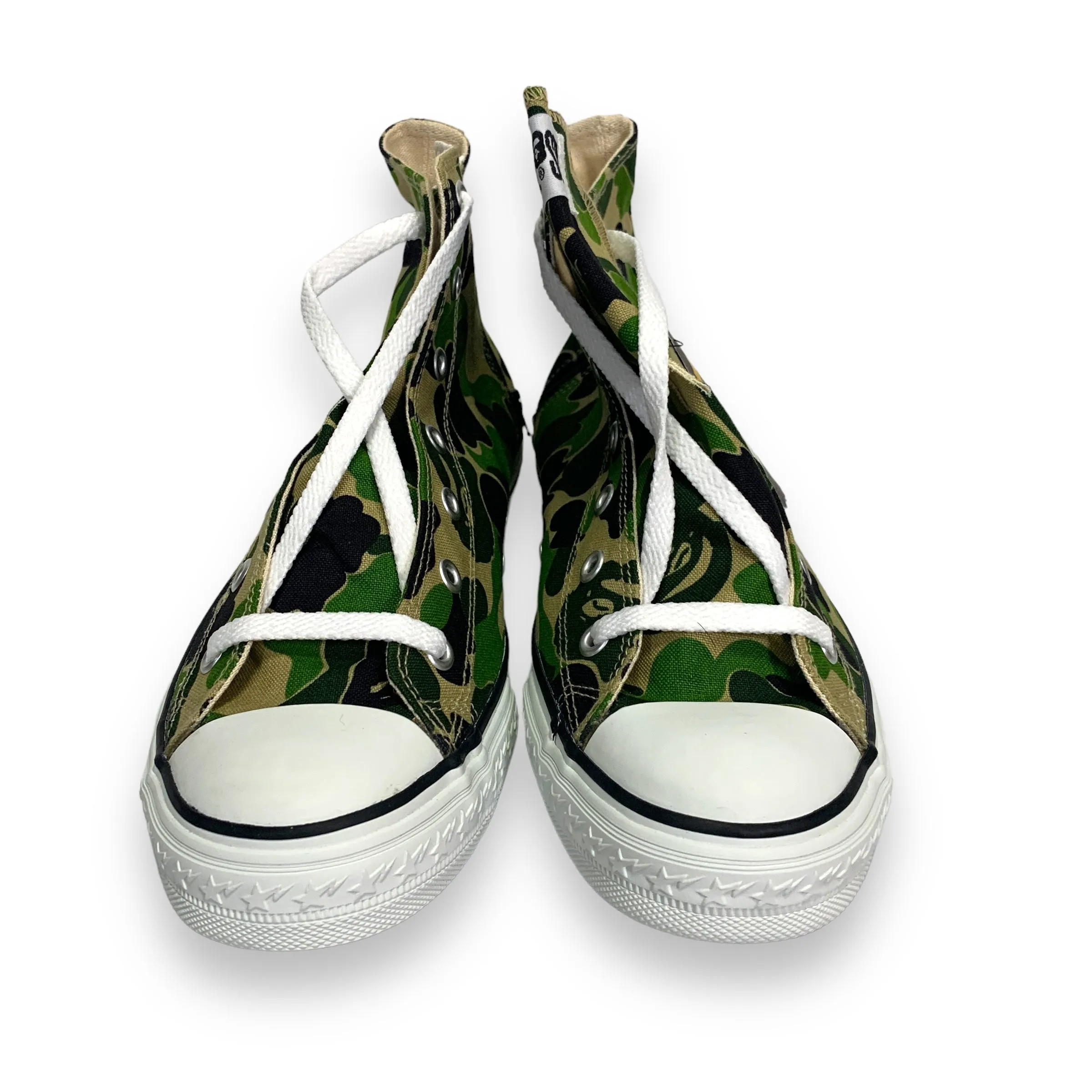 [9.5] DS! A Bathing Ape Bape Sta Hi 1st Camo 'Chuck Taylor'
