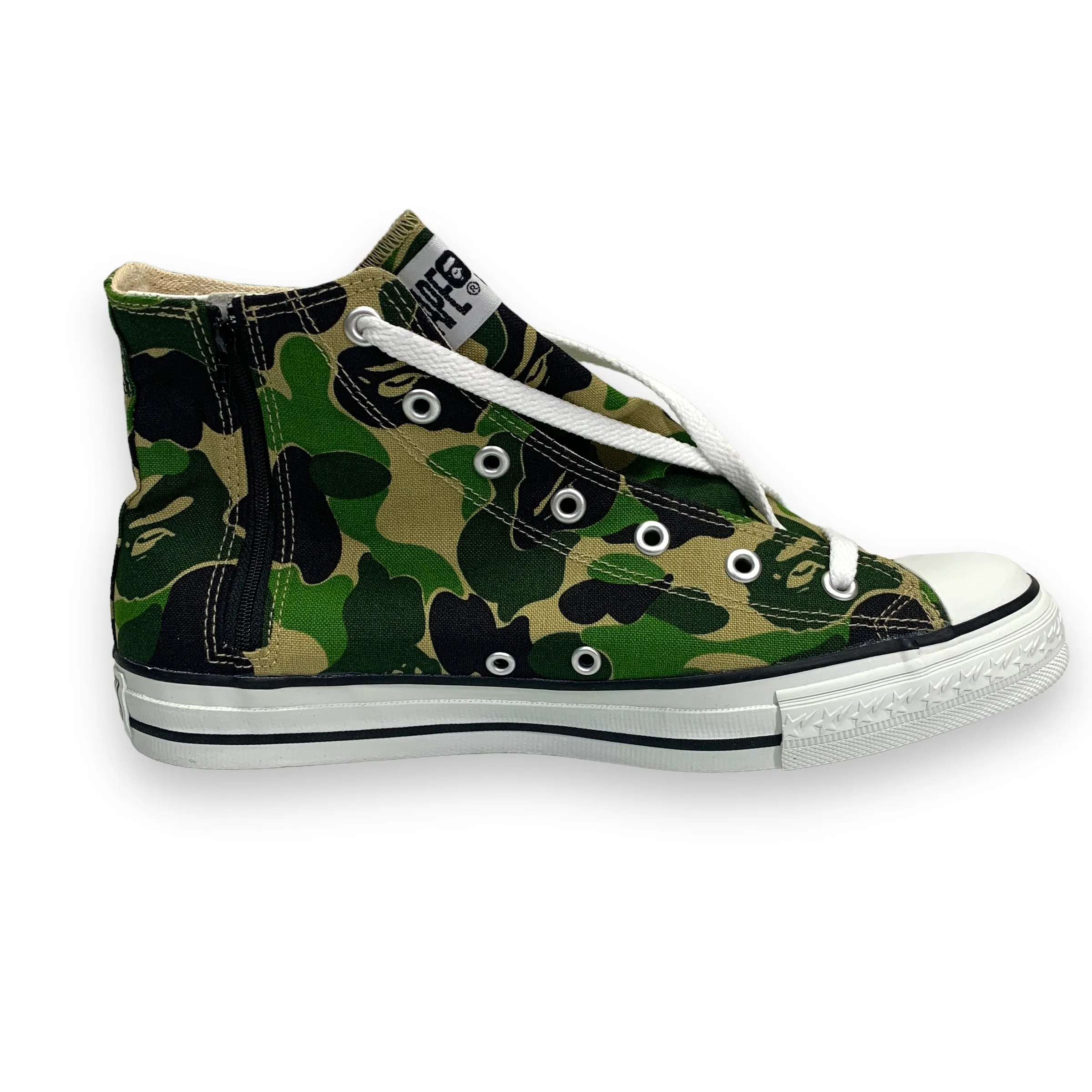 [9.5] DS! A Bathing Ape Bape Sta Hi 1st Camo 'Chuck Taylor'