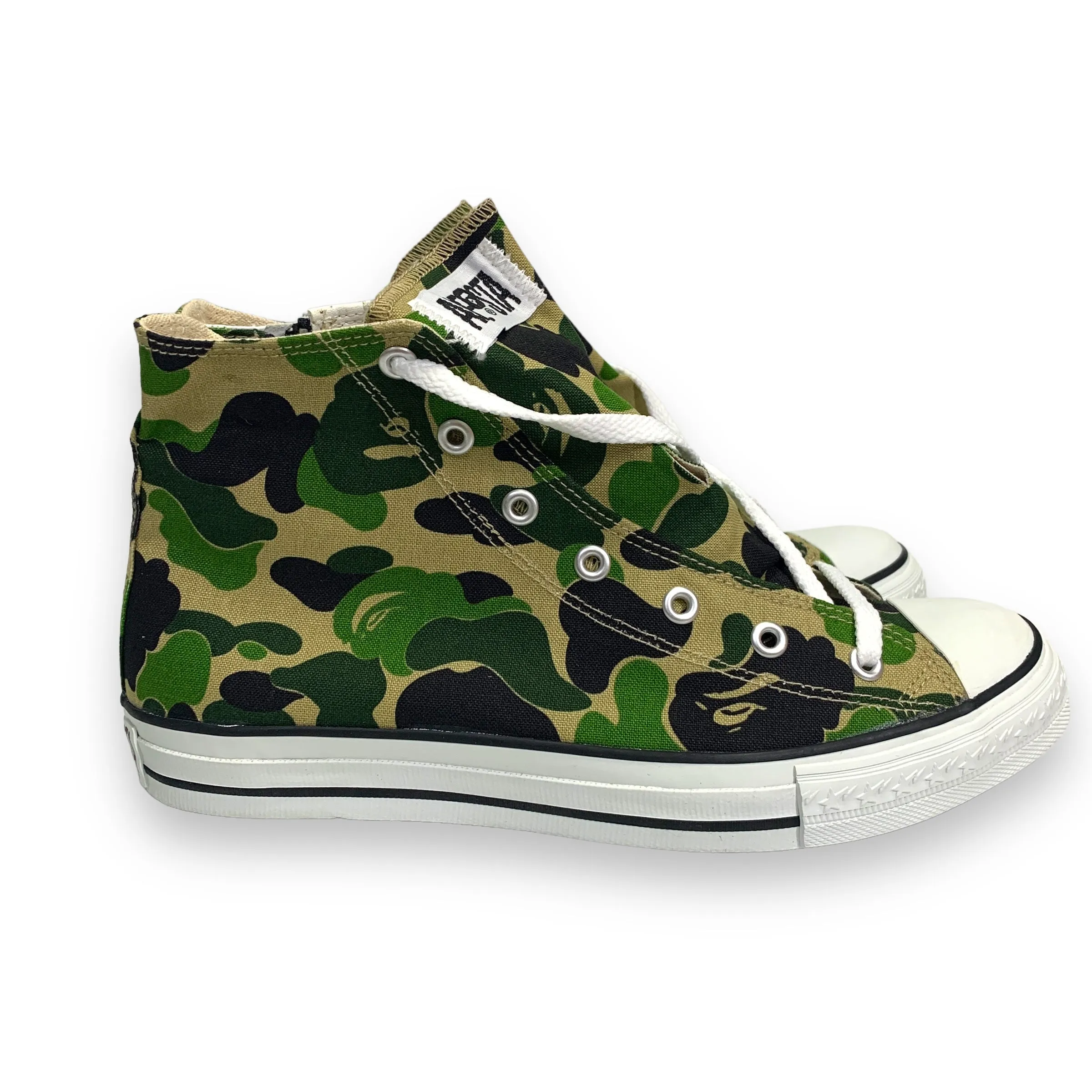 [9.5] DS! A Bathing Ape Bape Sta Hi 1st Camo 'Chuck Taylor'
