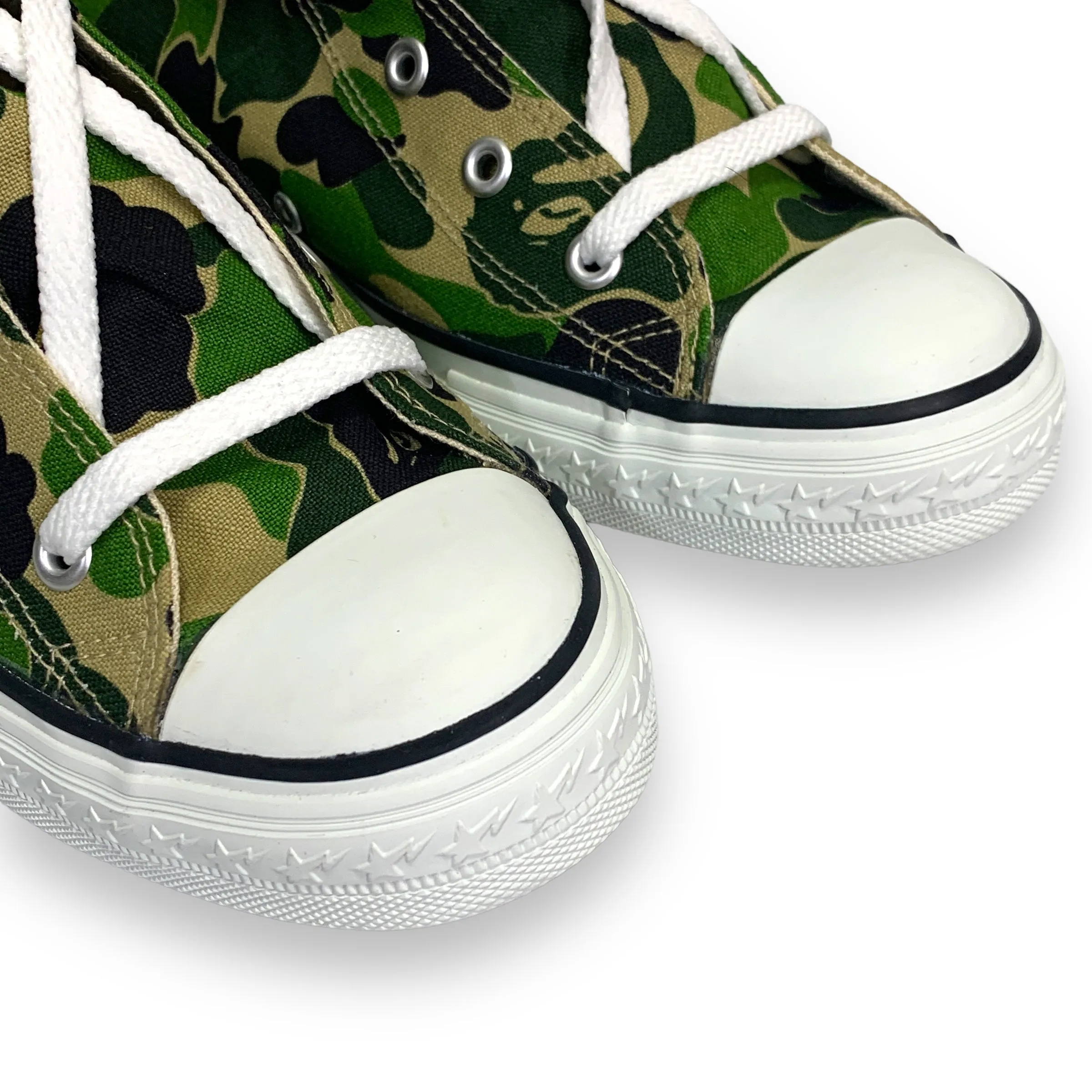 [9.5] DS! A Bathing Ape Bape Sta Hi 1st Camo 'Chuck Taylor'