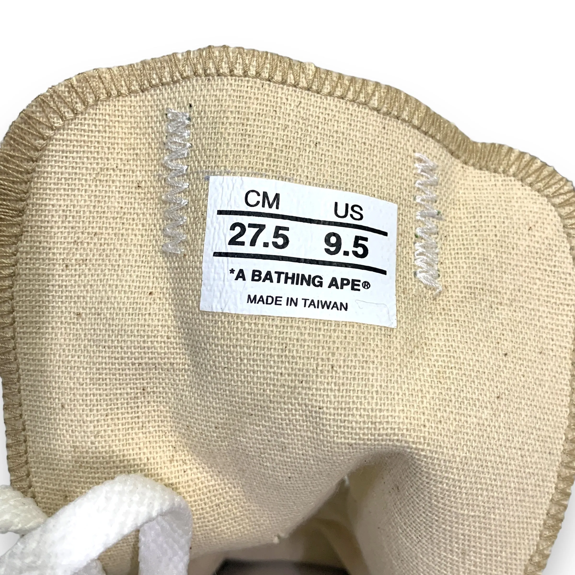 [9.5] DS! A Bathing Ape Bape Sta Hi 1st Camo 'Chuck Taylor'