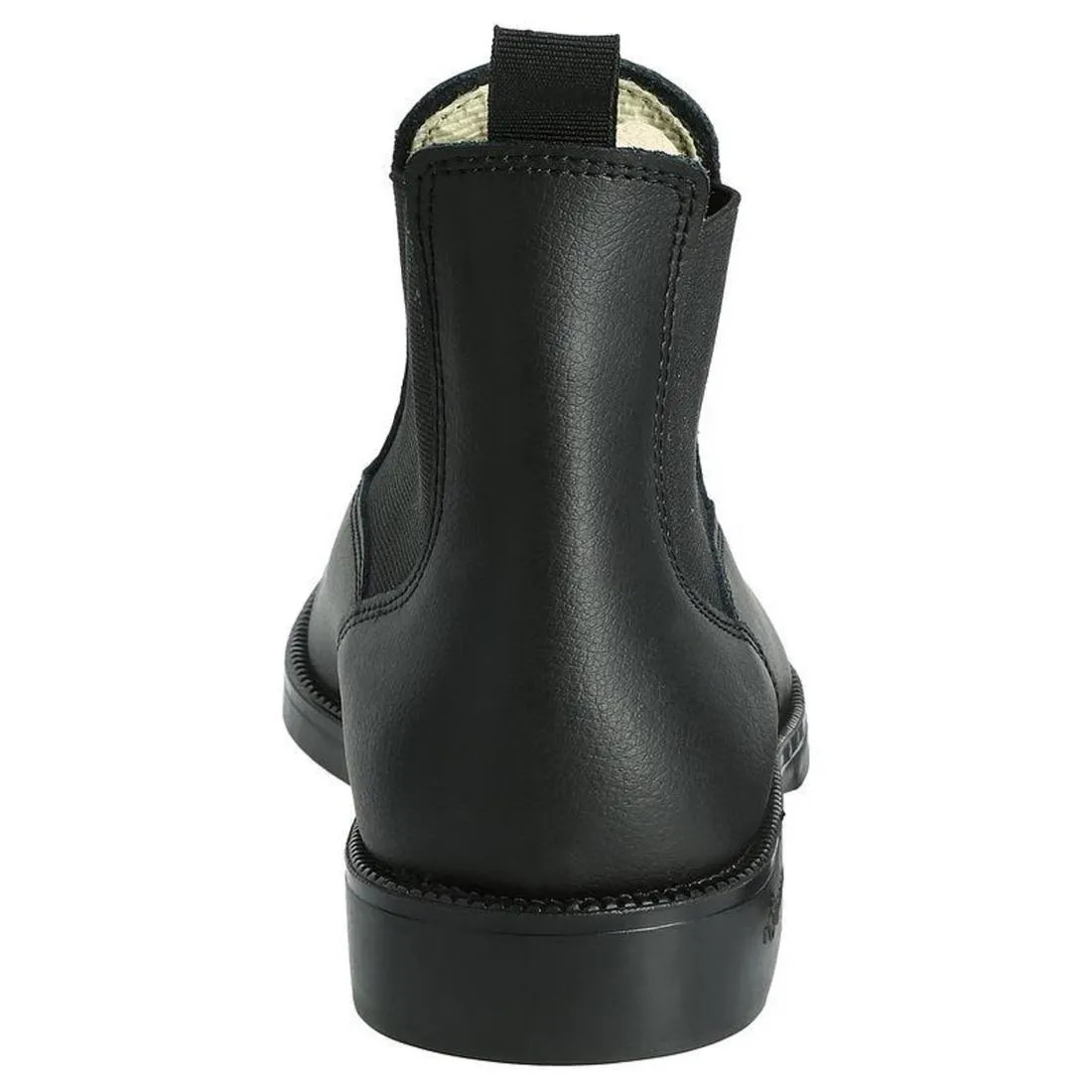 Adult Horse Riding Classic Leather Jodhpur Boots - Black