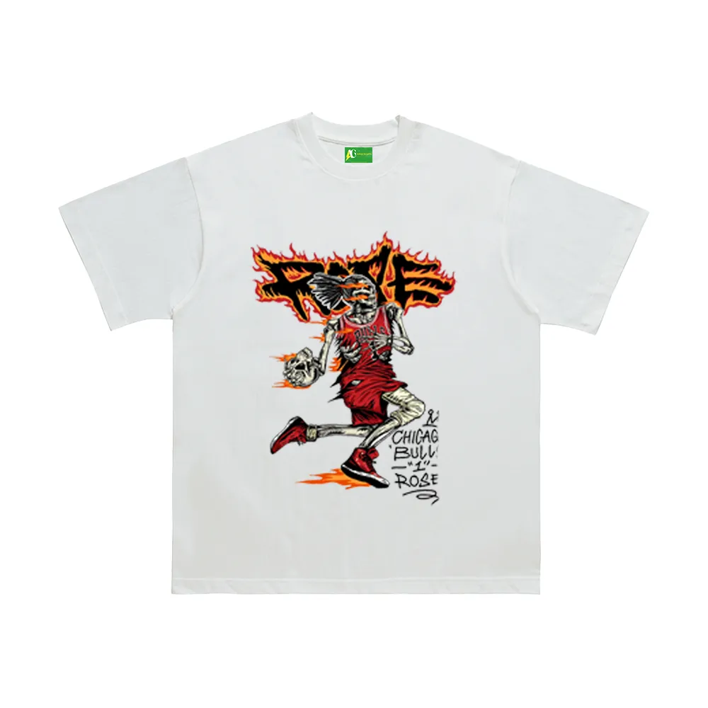 AG American Street Basketball Star Roses Never Fade T-Shirt
