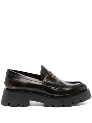Alexander Wang Carter 45mm mid-heel leather loafers