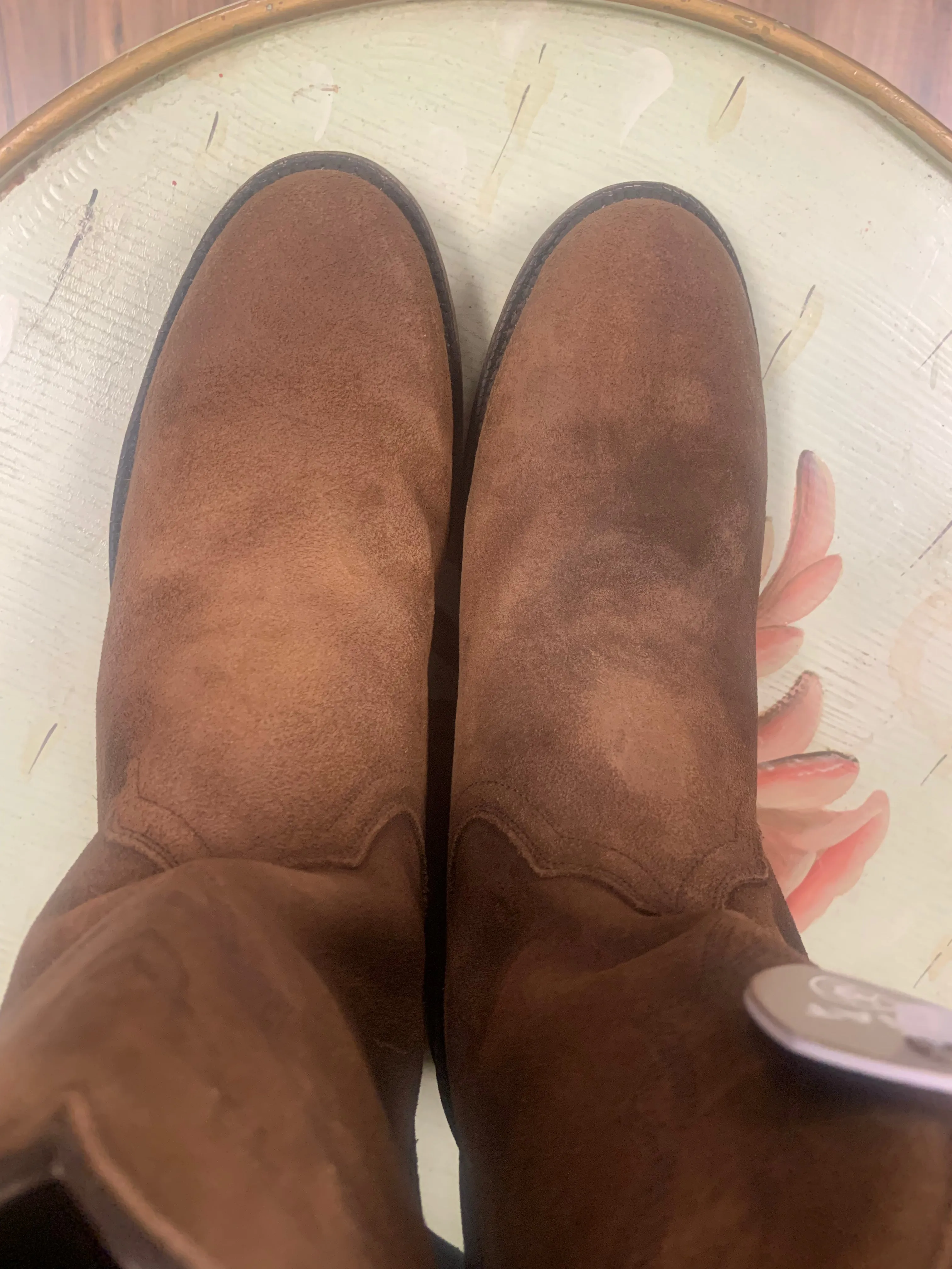 ARIAT MENS DOWNTOWN DISTRESSED WESTERN BOOT-MEDIUM TOE