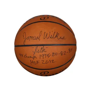 Autographed Spalding NBA Leather Game Ball – Black