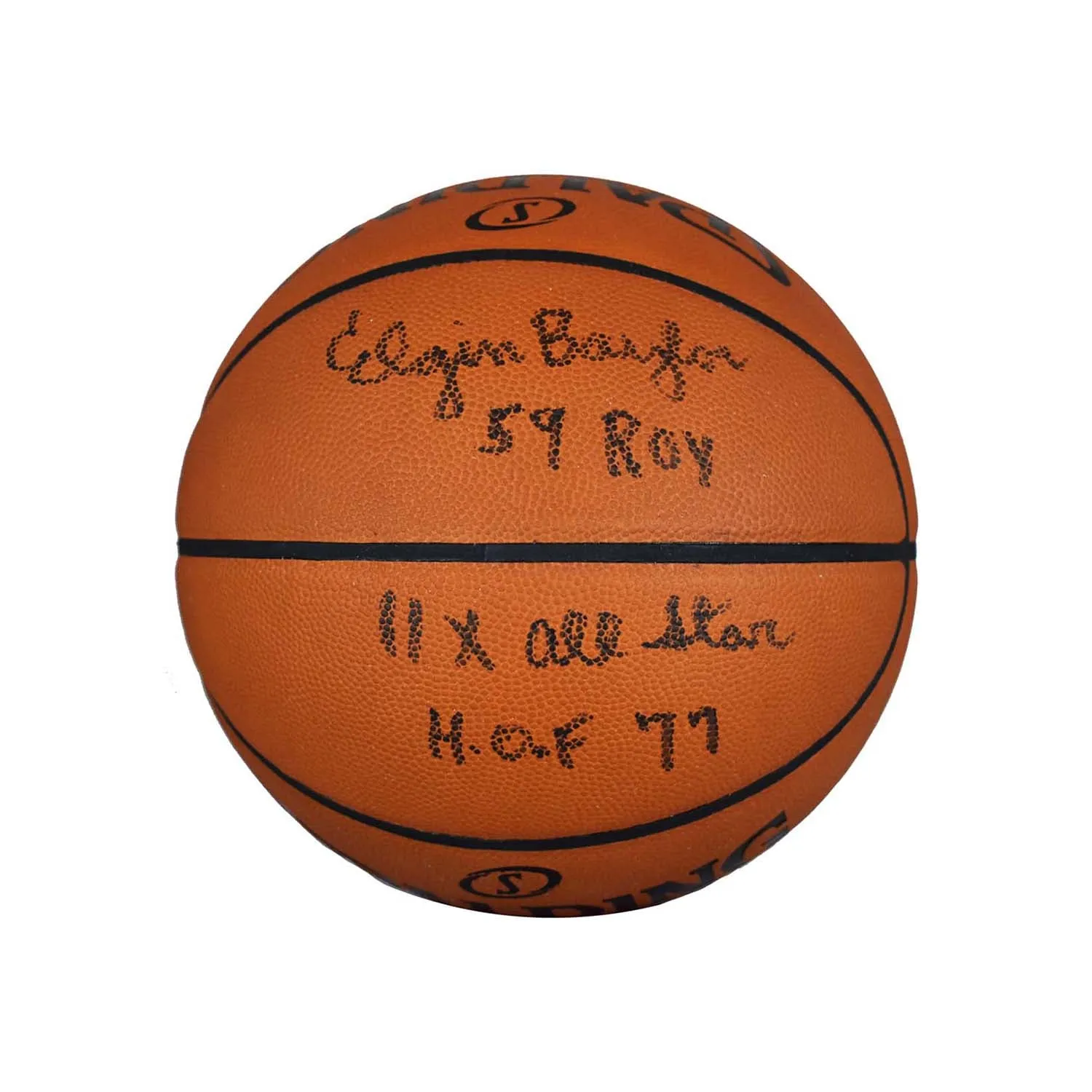 Autographed Spalding NBA Leather Game Ball – Black