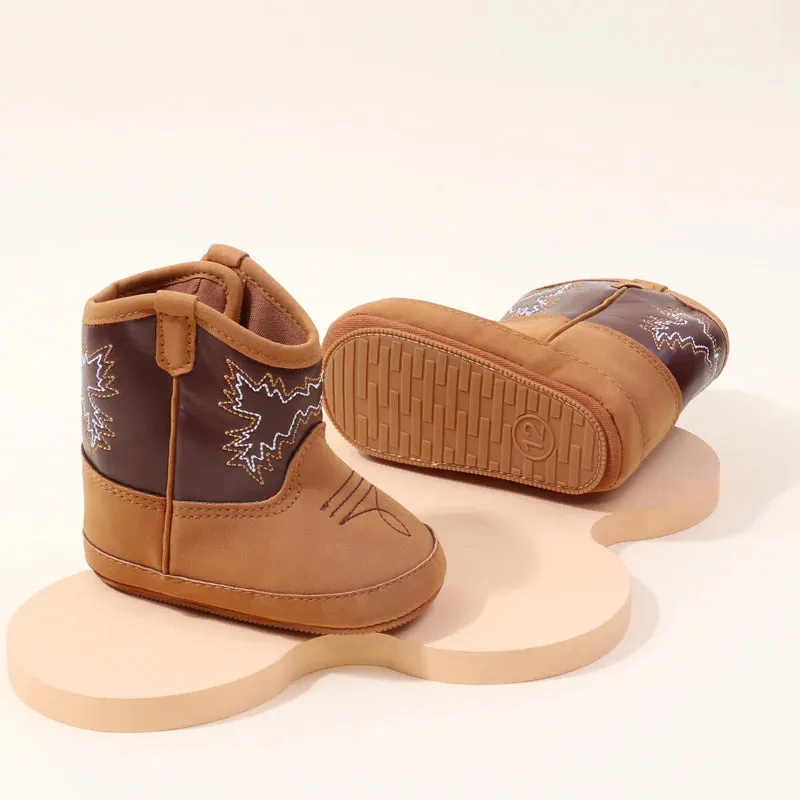 Baby Little Boots Soft PU Leather First Walkers