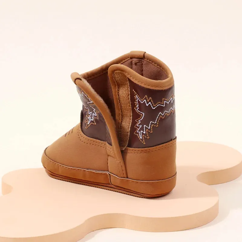 Baby Little Boots Soft PU Leather First Walkers