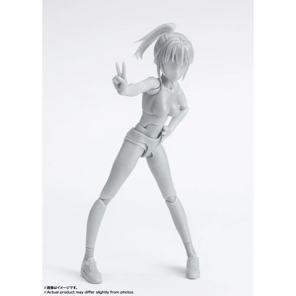 Bandai S.H.Figuarts Body-chan School Life Edition DX Set (Gray Color Ver.)