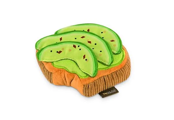 Barking Brunch Avo-Doggo Toast Plush Dog Toy